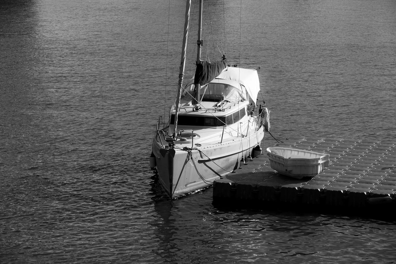 Superyacht tender in tropical waters